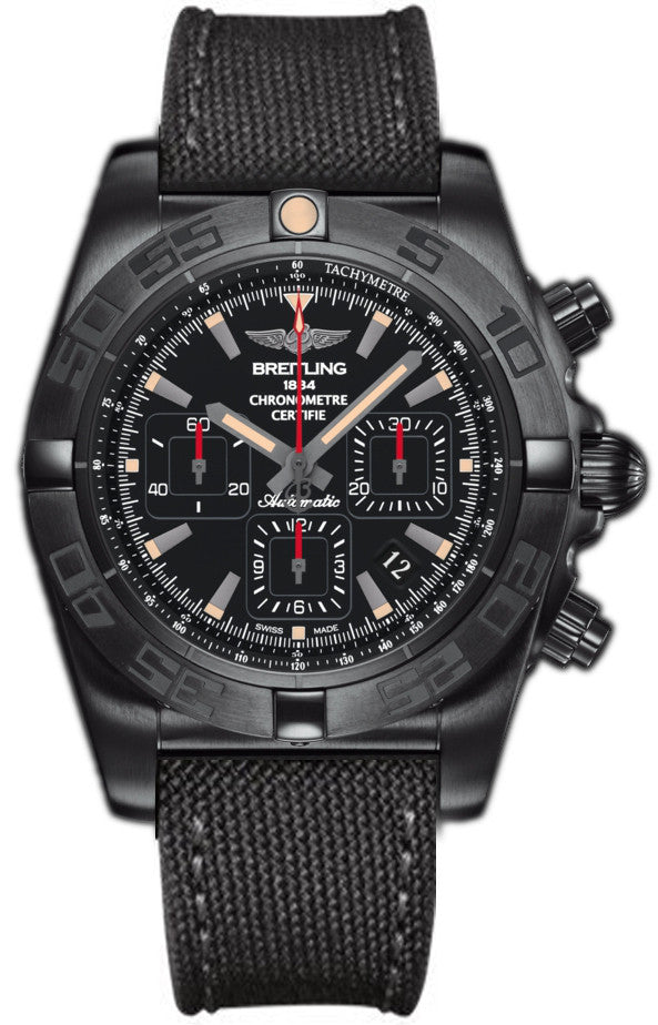 Breitling Watch Chronomat 44 Blacksteel Onyx Black