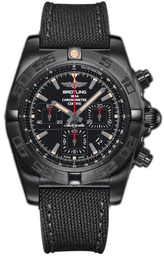 Breitling Watch Chronomat 44 Blacksteel Onyx Black