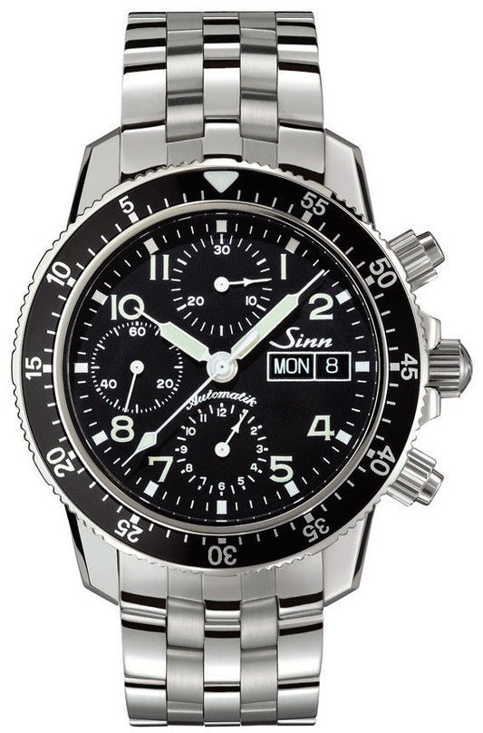 Sinn Watch Flieger Chronograph 103 St Sa Fine Link Bracelet