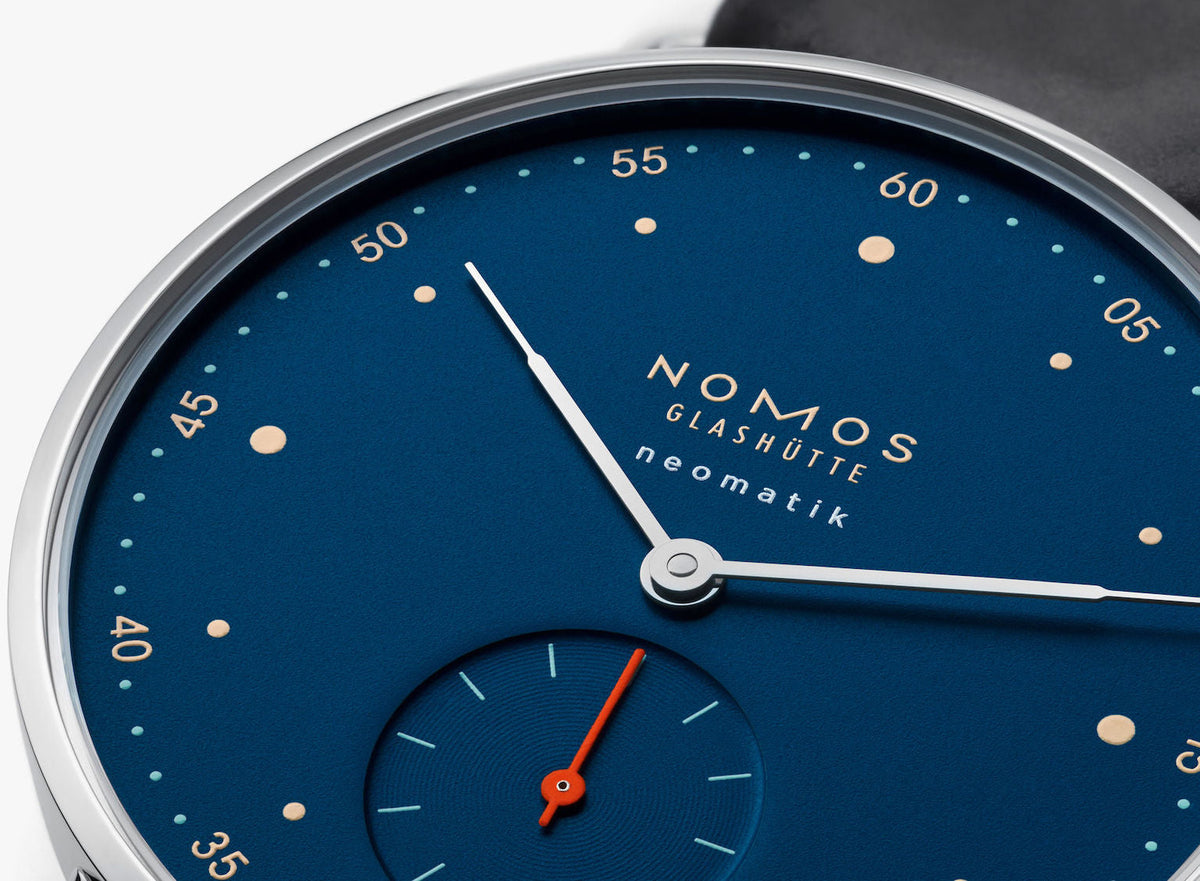 Nomos Glashutte Watch Metro Neomatik Nachtblau Sapphire Crystal