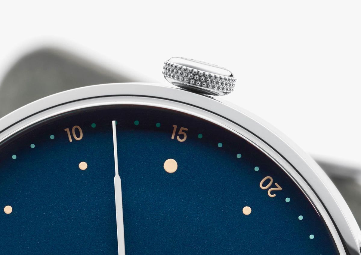 Nomos Glashutte Watch Metro Neomatik Nachtblau Sapphire Crystal