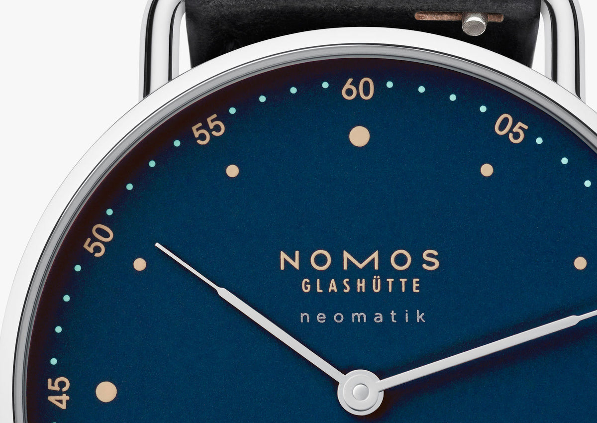 Nomos Glashutte Watch Metro Neomatik Nachtblau Sapphire Crystal