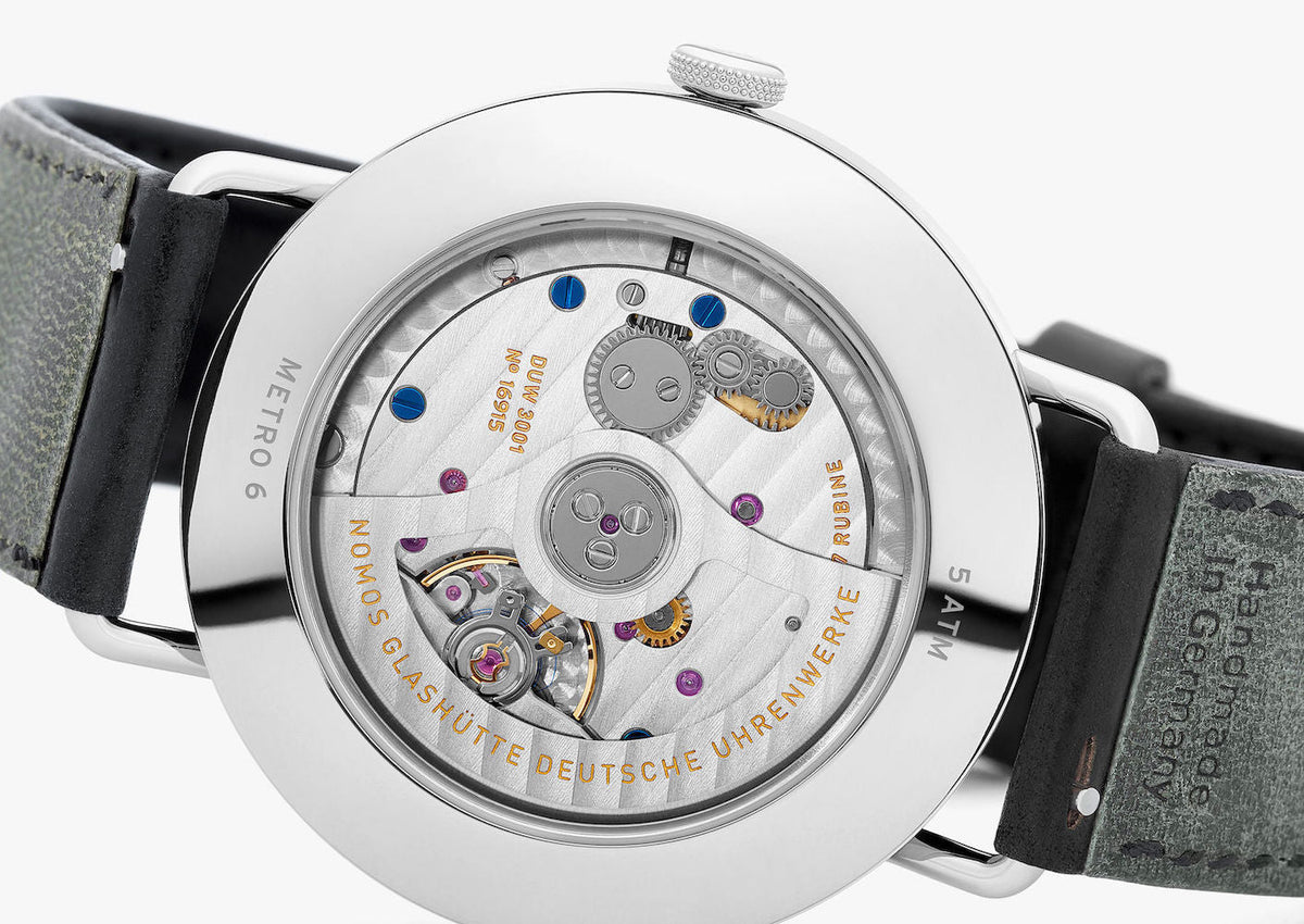 Nomos Glashutte Watch Metro Neomatik 39 Midnight Blue Sapphire Crystal
