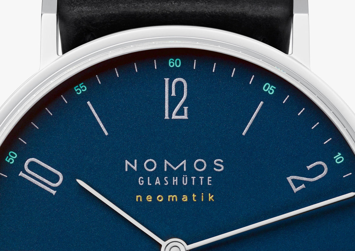 Nomos Glashutte Watch Tangente Neomatik Nachtblau Sapphire Crystal