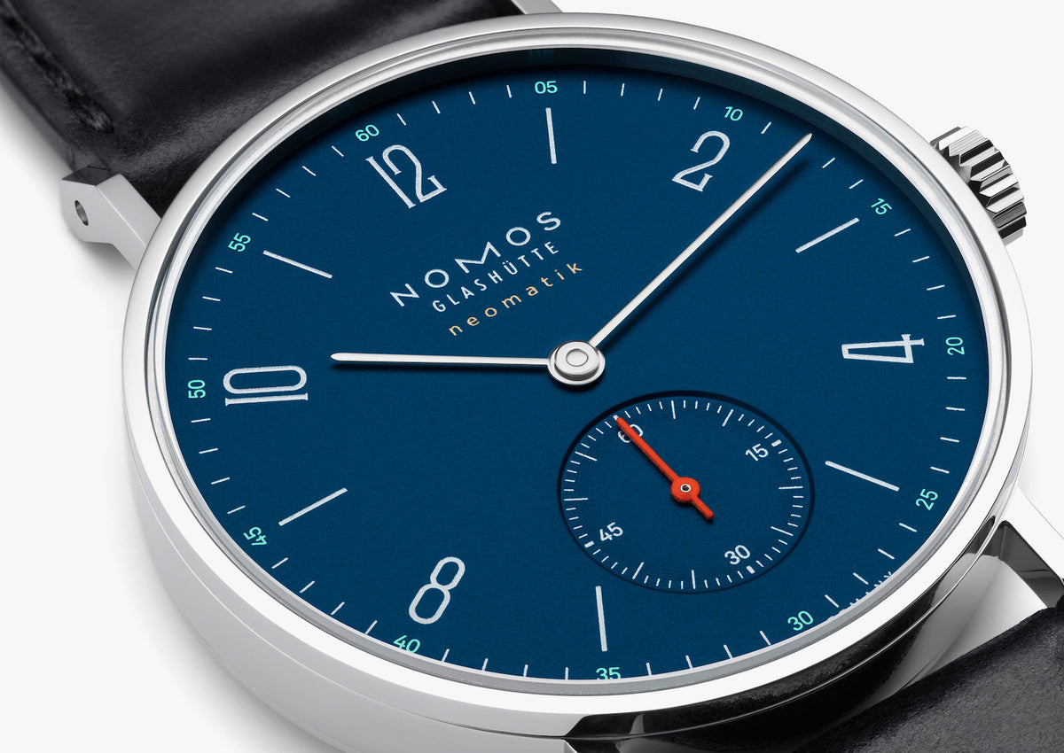Nomos Glashutte Watch Tangente Neomatik Nachtblau Sapphire Crystal