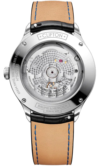 Baume et Mercier Watch Clifton Baumatic Cadran Blue