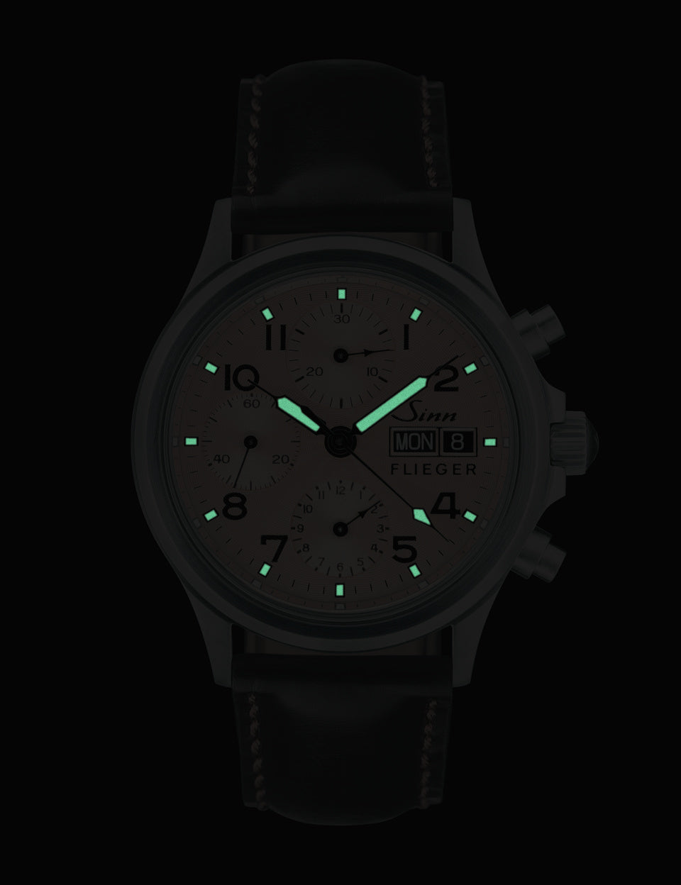 Sinn Watch 356 Sa Pilot II Vintage Cowhide Brown