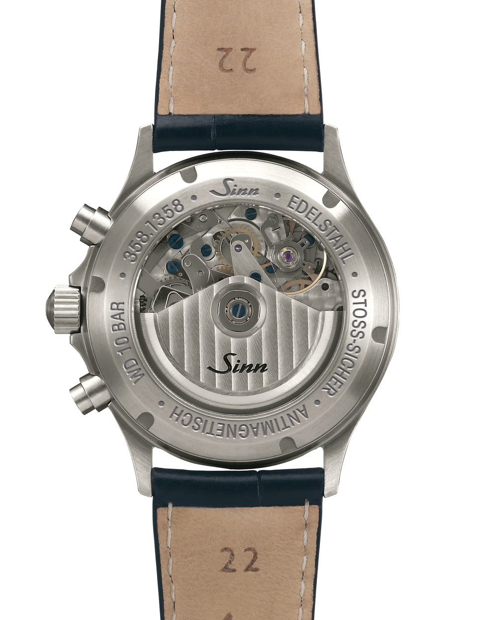 Sinn Watch 358 Diapal Vintage Cowhide Brown
