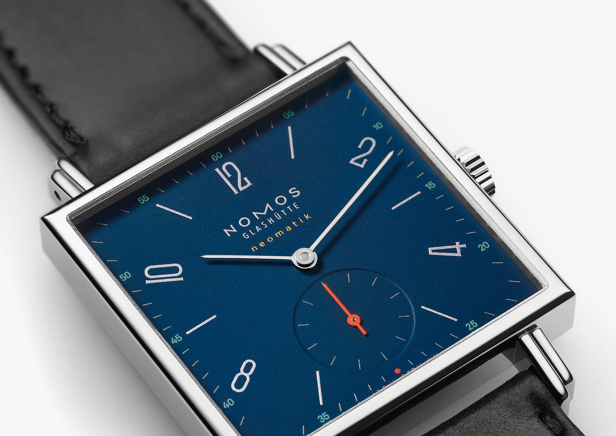 Nomos Glashutte Watch Tetra Neomatik Tiefblau Sapphire Crystal