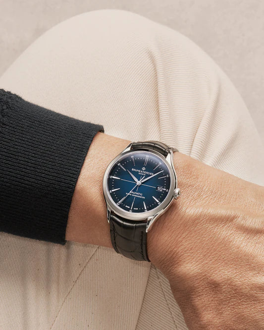 Baume et Mercier Watch Clifton Baumatic Cadran Blue