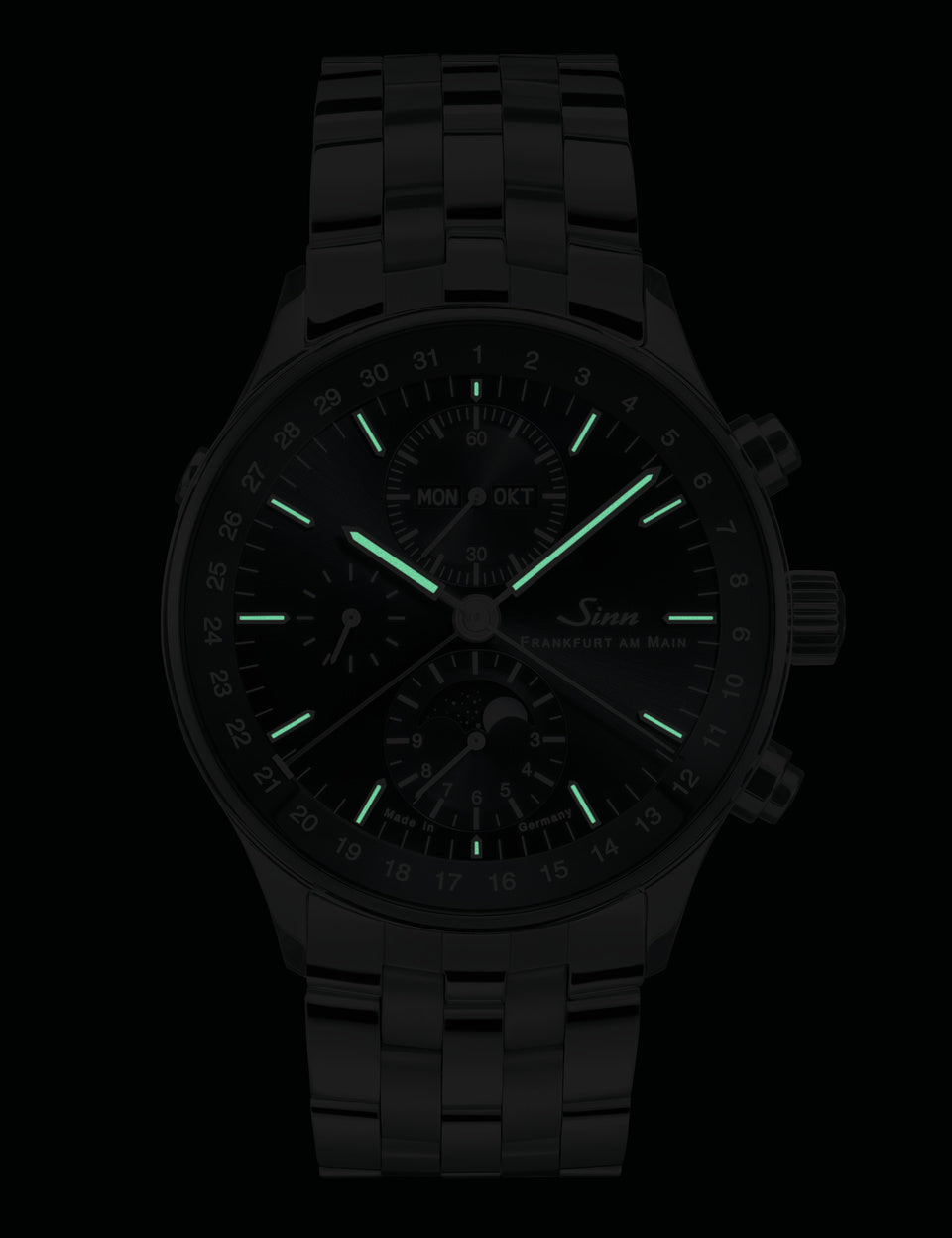 Sinn Watch Frankfurt Financial District 6012 Leather Black