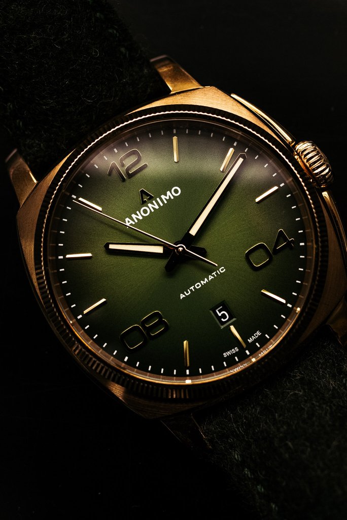 Anonimo Watch Epurato Galvanic Green Sunray