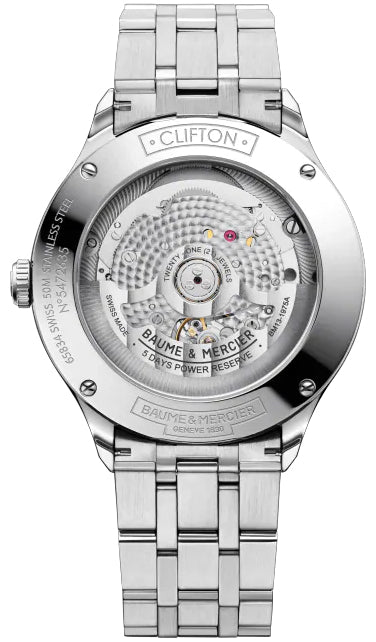 Baume et Mercier Watch Clifton Baumatic Cadran Blue