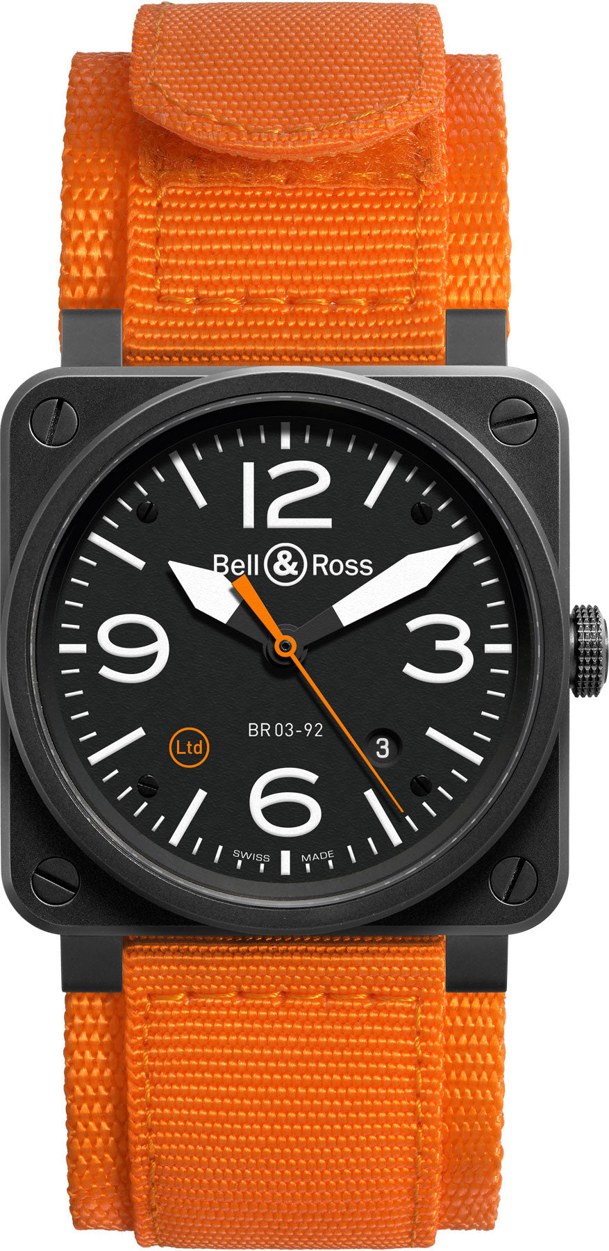 Bell & Ross Watch BR 03 92 Carbon Orange Limited Edition D