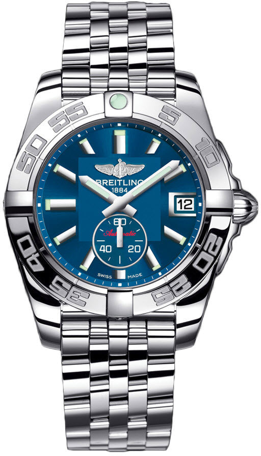 Breitling Watch Galactic 36 Automatic Gun Blue