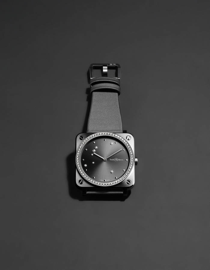 Bell & Ross Watch BRS Grey Diamond Eagle