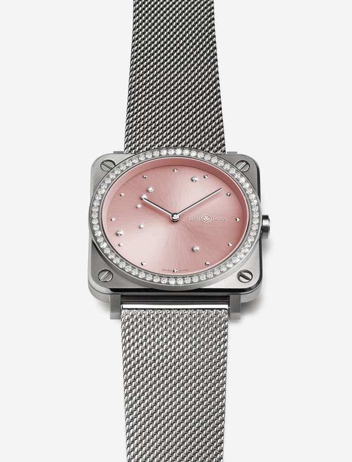 Bell & Ross Watch BRS Pink Diamond Eagle