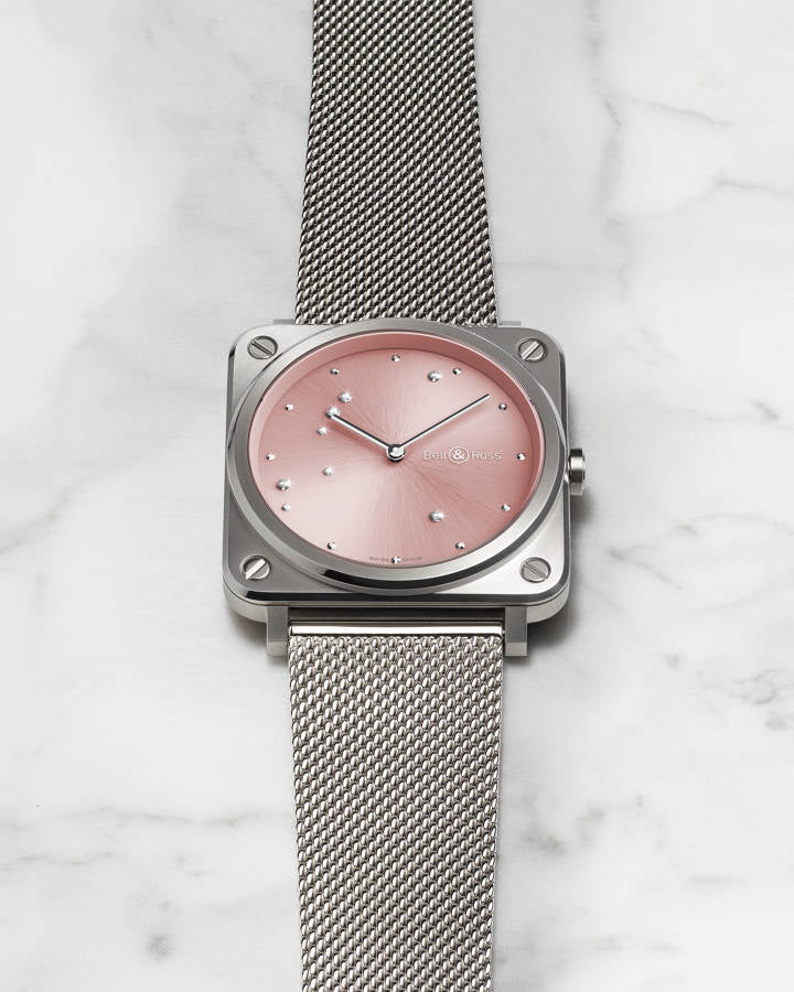 Bell & Ross Watch BRS Pink Diamond Eagle