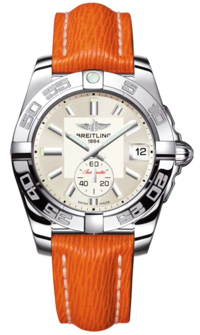 Breitling Watch Galactic 36 Automatic Stratus Silver