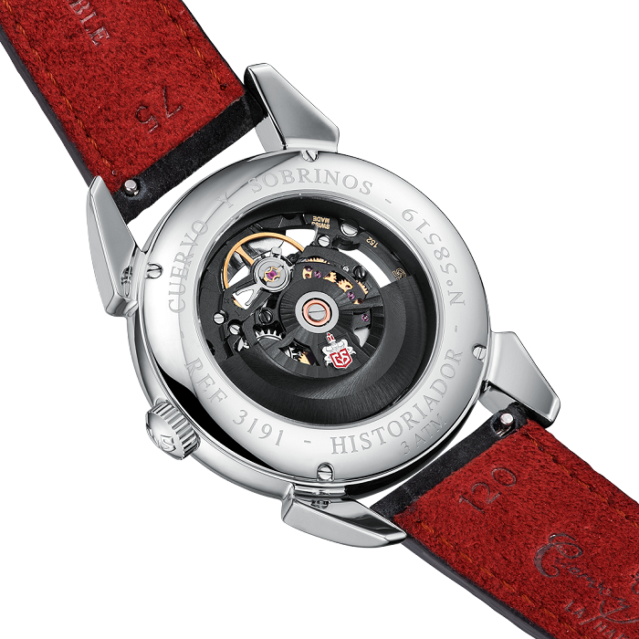 Cuervo y Sobrinos Watch Historiador Squelette