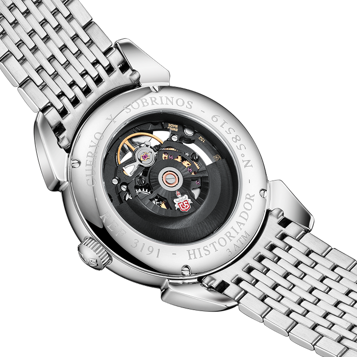 Cuervo y Sobrinos Watch Historiador Squelette
