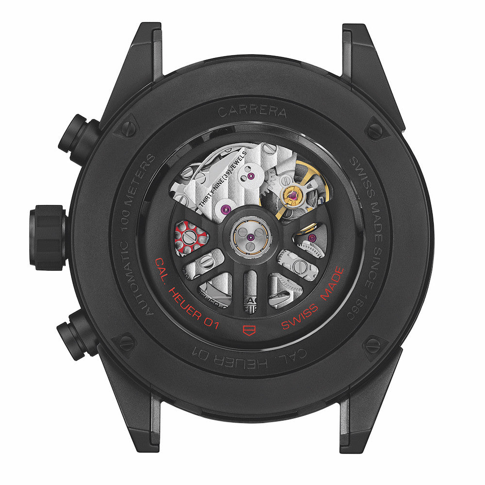 TAG Heuer Watch Carrera Calibre Heuer 01 Full Ceramic Bracelet