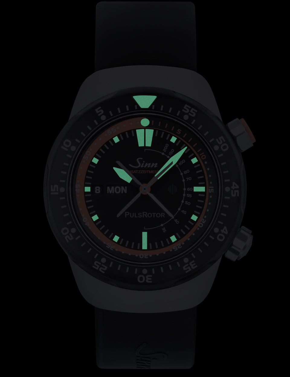 Sinn Watch EZM 12 Silicone Black