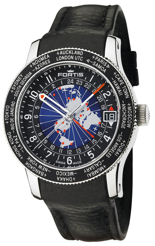 Fortis B-47 World Timer GMT D