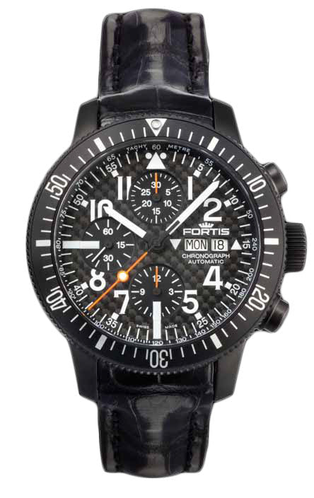 Fortis Watch B-42 Black Chronograph