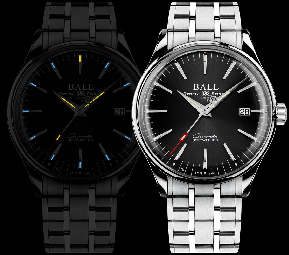 Ball Watch Company Trainmaster Manufacture 80 Hours