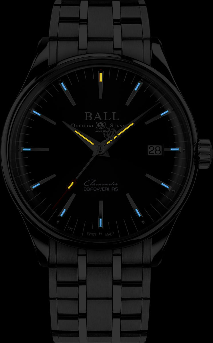 Ball Watch Company Trainmaster Manufacture 80 Hours