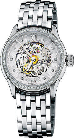 Oris Watch Culture Artelier Skeleton Diamonds D
