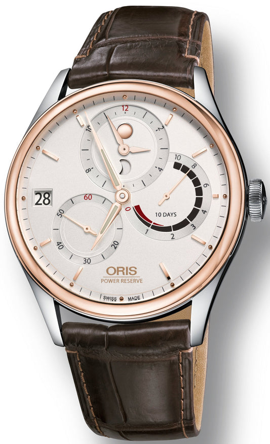 Oris Watch Artelier GMT Leather Coco Set