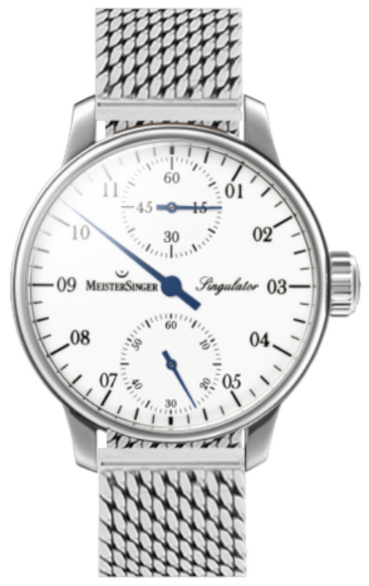 MeisterSinger Watch Singulator Milanaise Bracelet