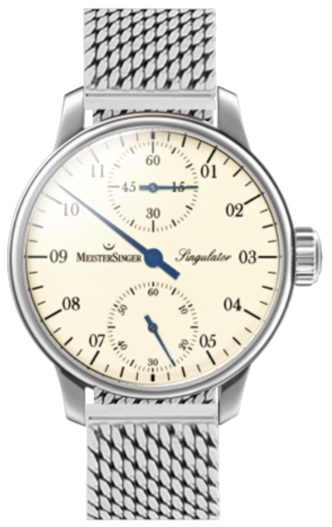 MeisterSinger Watch Singulator Milanaise Bracelet