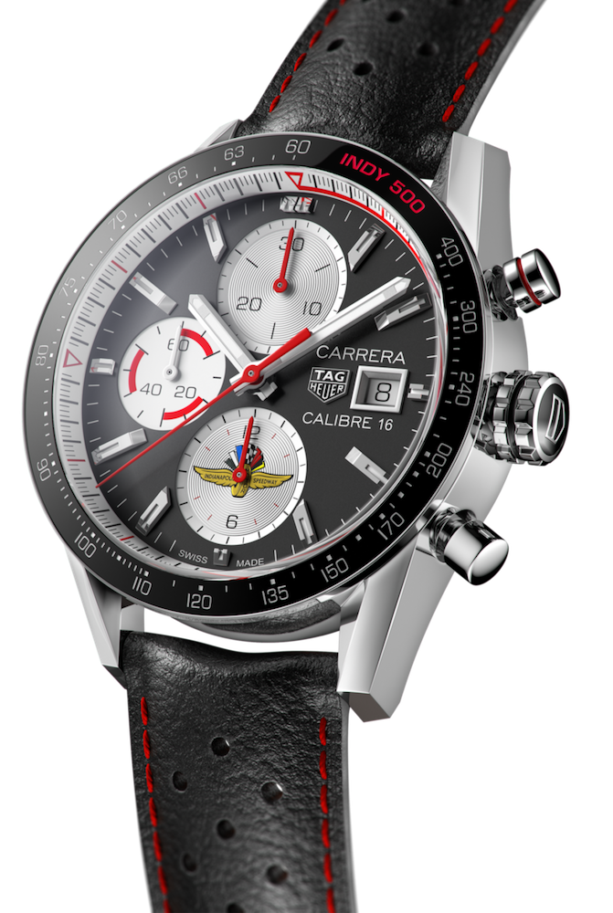 TAG Heuer Watch Carrera Calibre 16 Chronograph Indy 500 Limited Edition