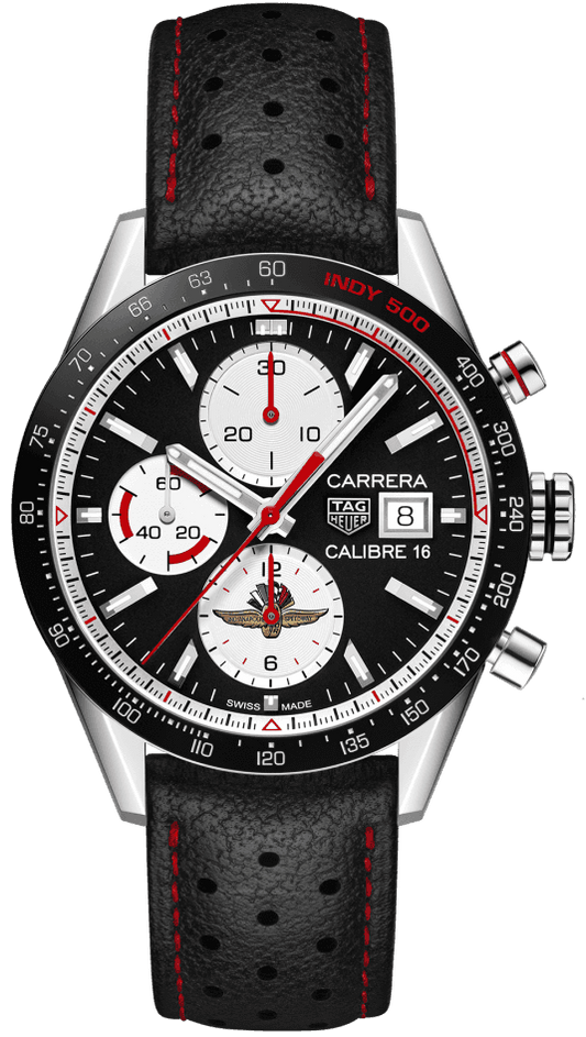 TAG Heuer Watch Carrera Calibre 16 Chronograph Indy 500 Limited Edition