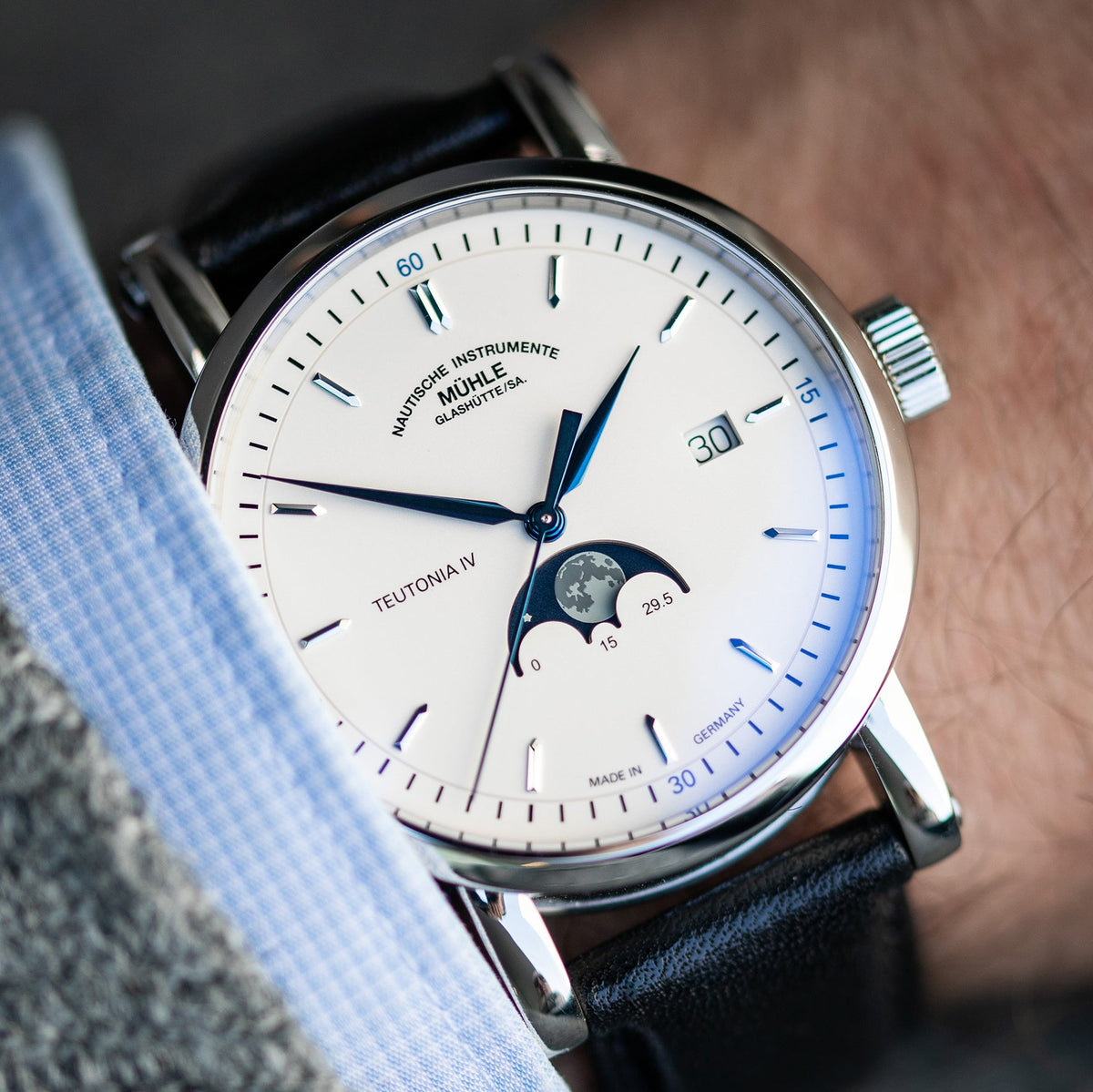 Muhle Glashutte Watch Teutonia IV Moonphase