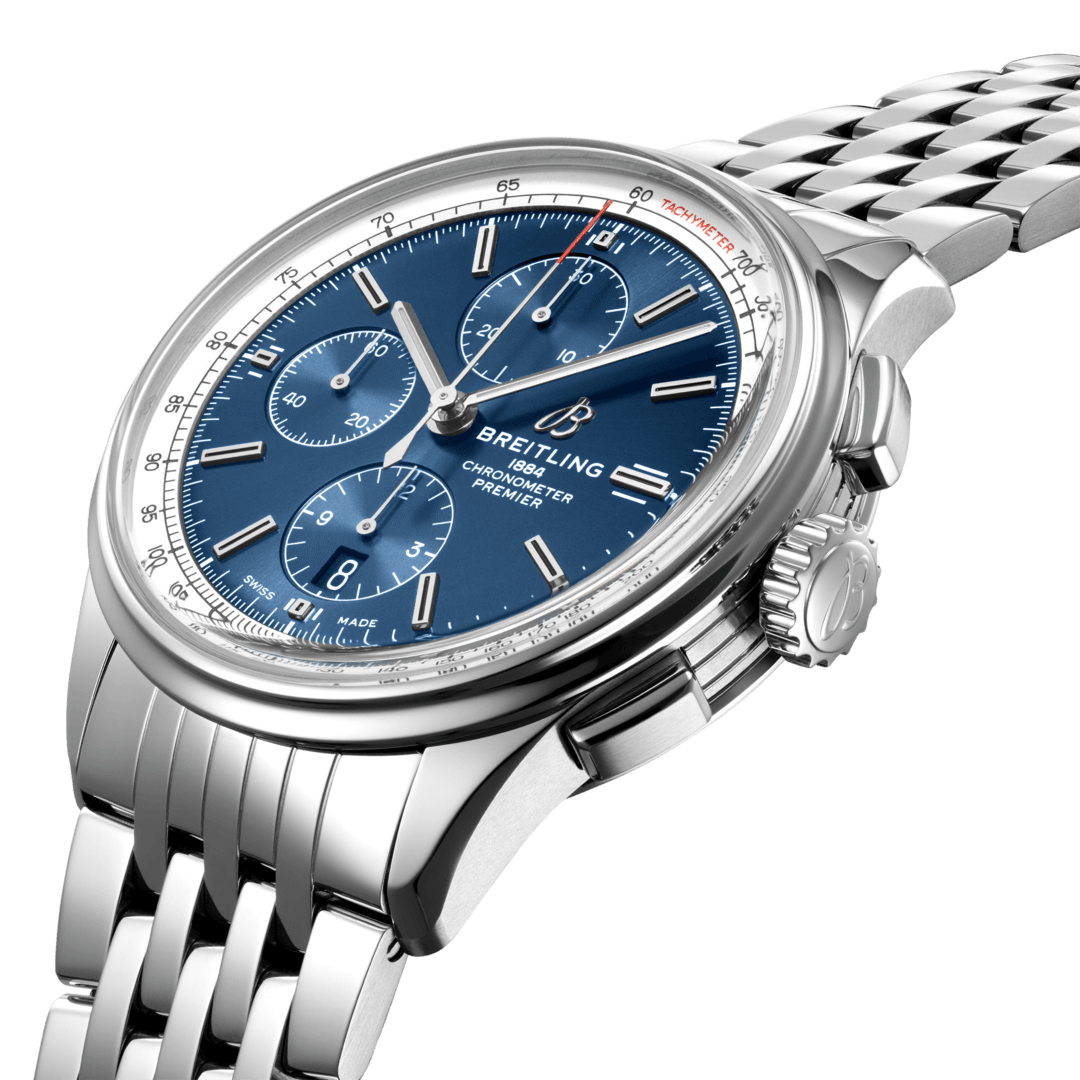 Breitling Watch Premier Chronograph 42 Steel Navitimer