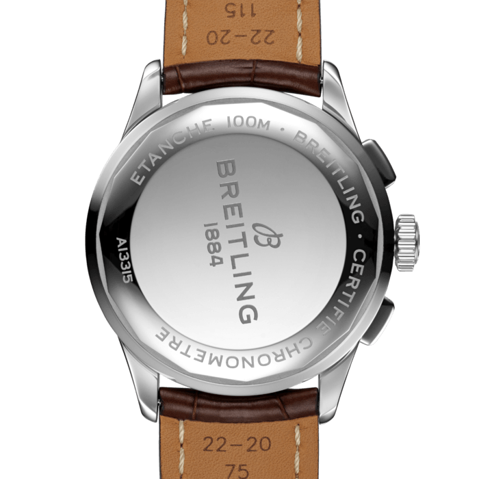 Breitling Watch Premier Chronograph 42 Brown Croco Tang