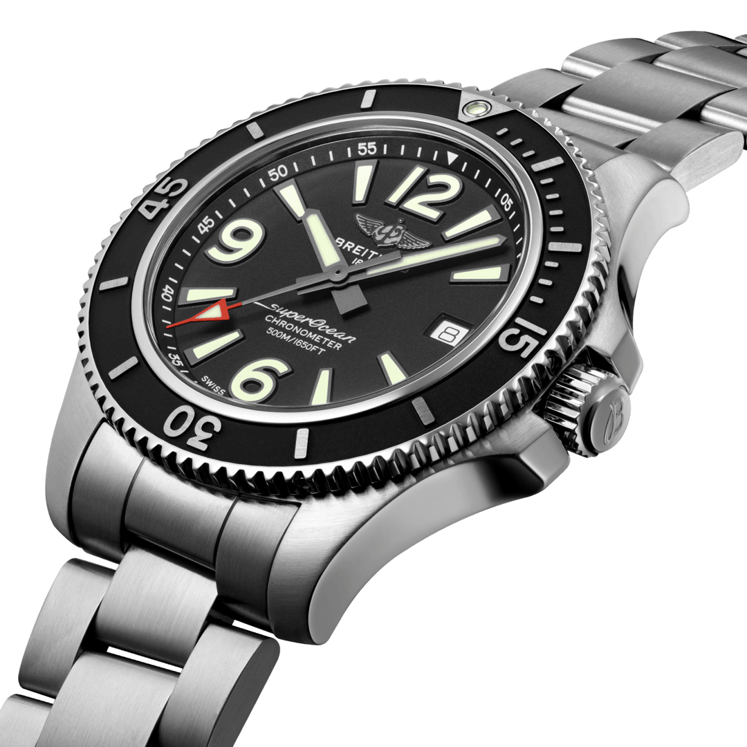 Breitling Watch Superocean Automatic 42 Black Professional III