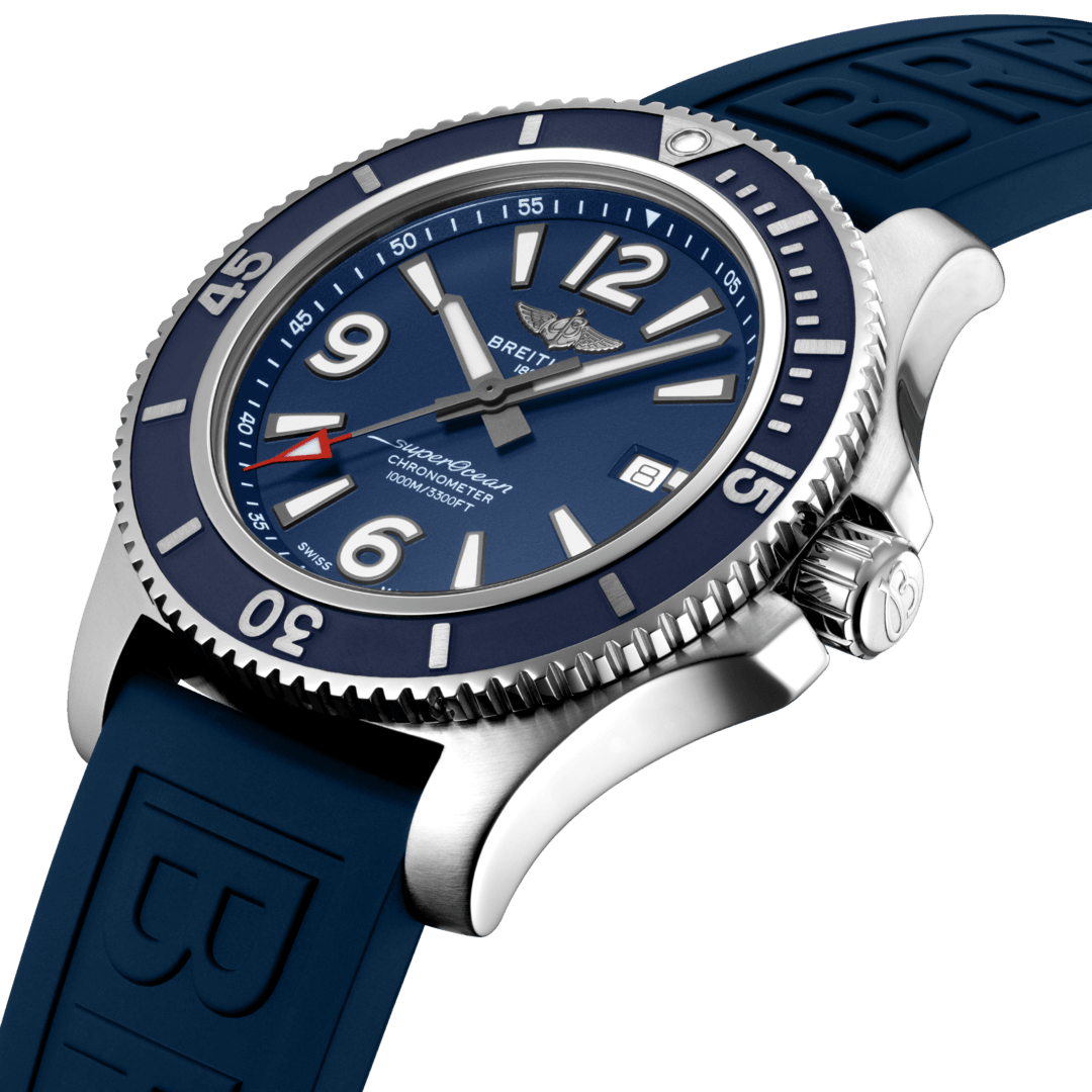 Breitling Watch Superocean Automatic 44 Blue Diver Pro III Tang Type D