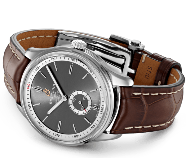 Breitling Watch Premier Automatic 40 Brown Croco Tang