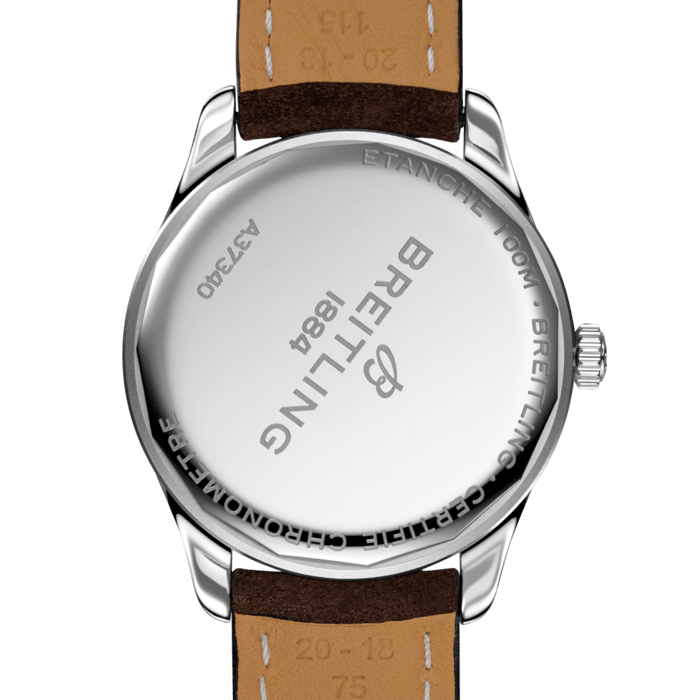 Breitling Watch Premier Automatic 40 Brown Nubuck Tang