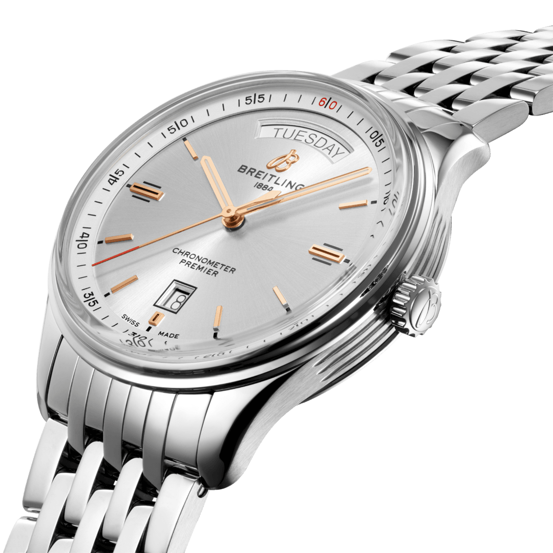 Breitling Watch Premier Automatic Day and Date 40 Steel Navitimer