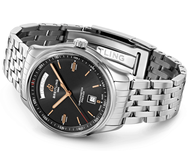 Breitling Watch Premier Automatic Day and Date 40 Steel Navitimer
