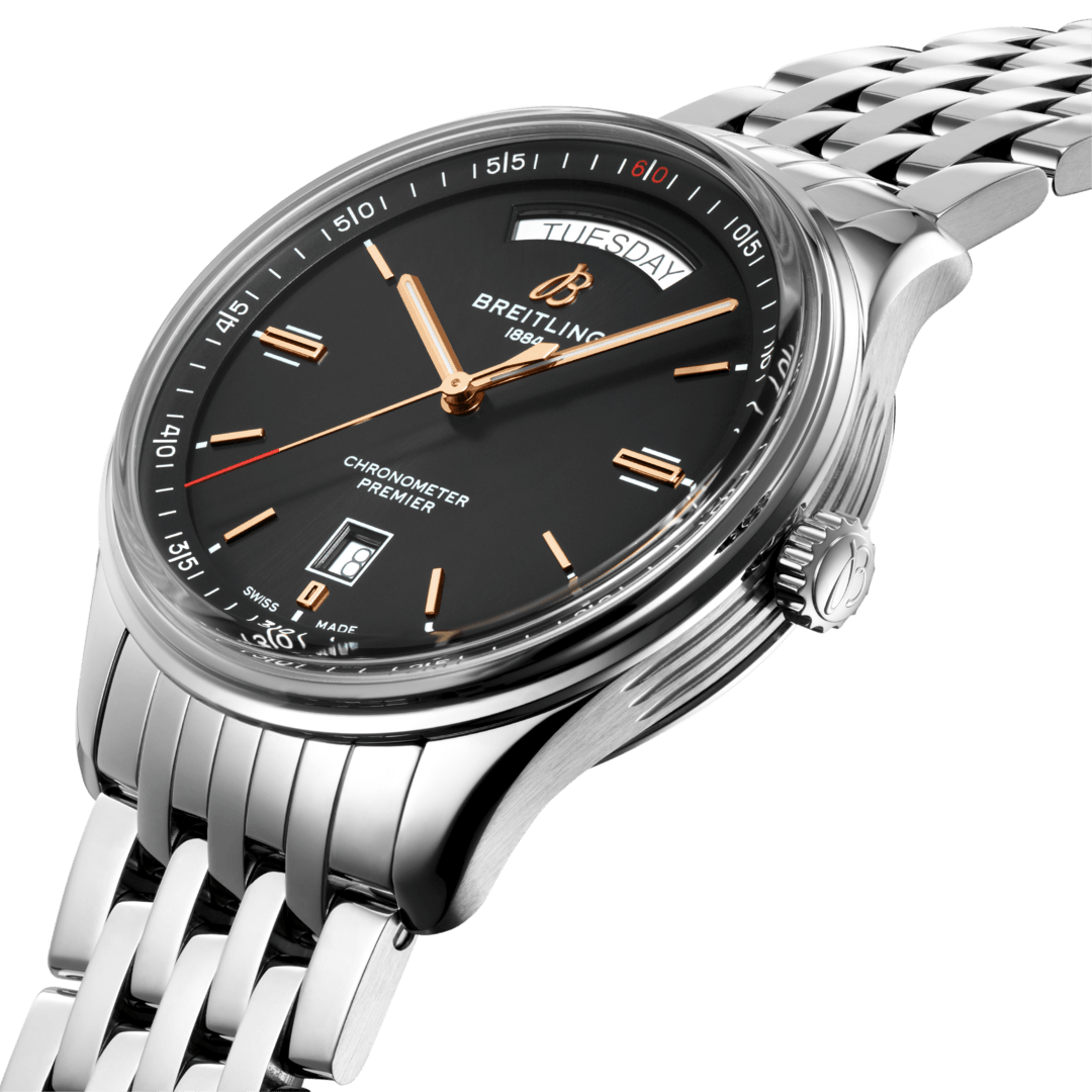 Breitling Watch Premier Automatic Day and Date 40 Steel Navitimer