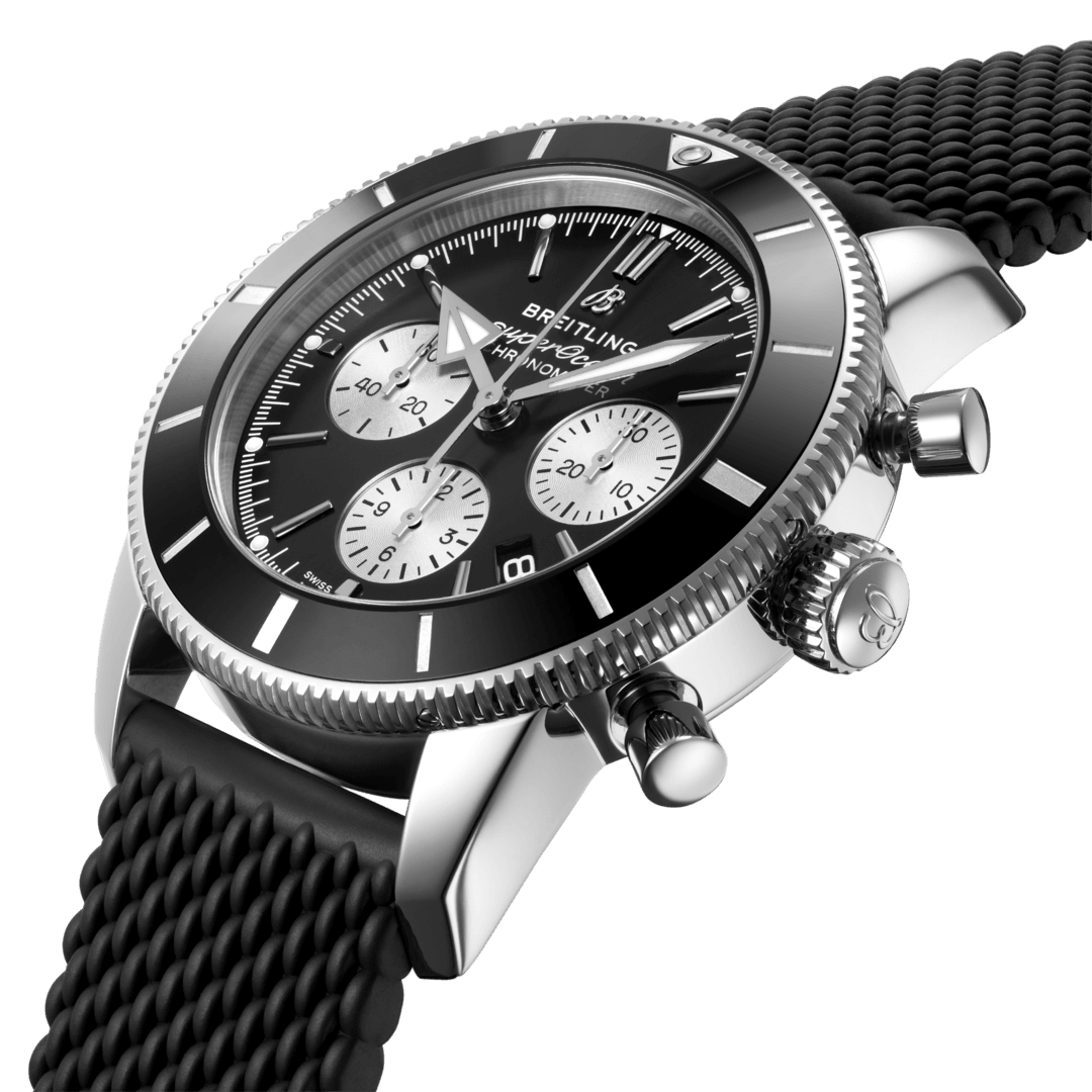 Breitling Watch Superocean Heritage II B01 Chronograph 44 Rubber Aero Classic Pushbutton