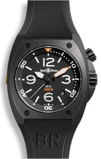 Bell & Ross BR 02 Automatic Black Carbon Case