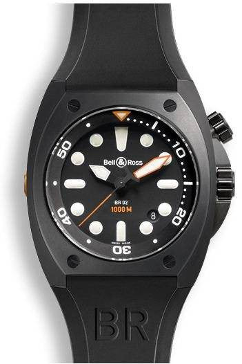 Bell & Ross BR 02 92 Pro Dial Carbon Case
